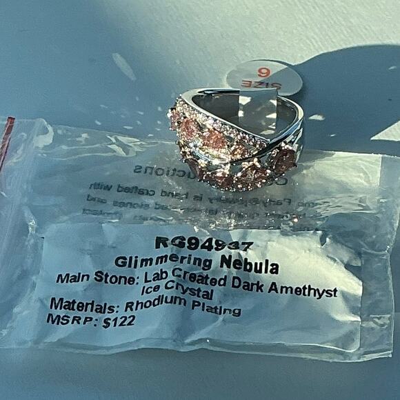 Bomb Party Ring Size 6 "Glimmering Nebula" - Picture 3 of 11